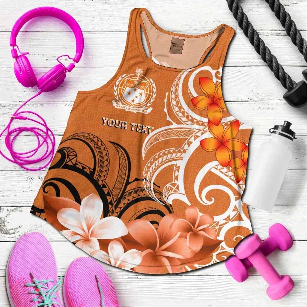 [Custom] Samoa Personalised Women Racerback Tank - Samoan Spirit