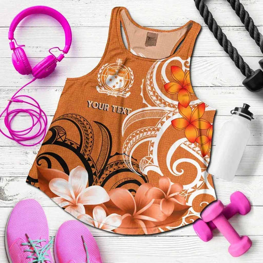 [Custom] Samoa Personalised Women Racerback Tank - Samoan Spirit