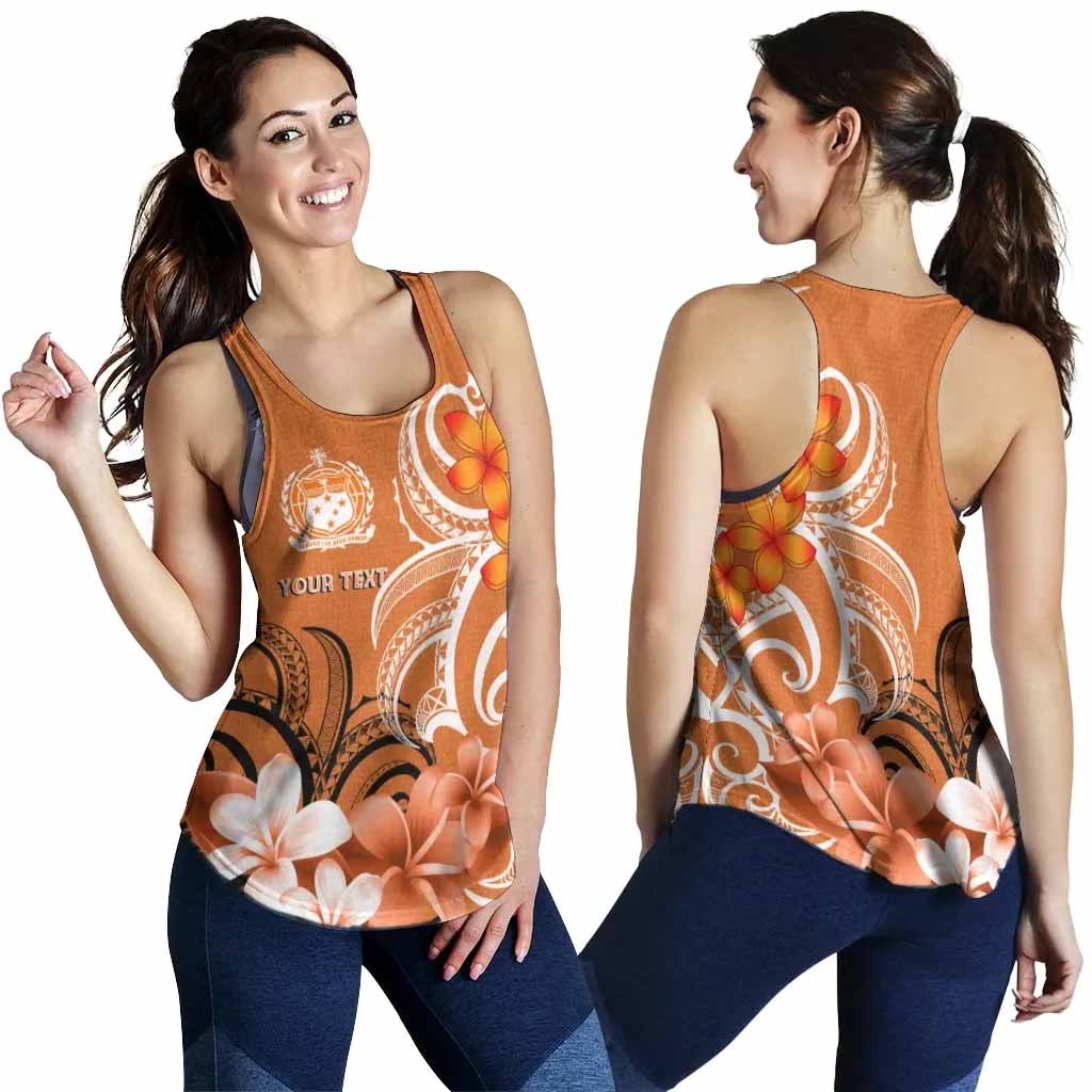 [Custom] Samoa Personalised Women Racerback Tank - Samoan Spirit