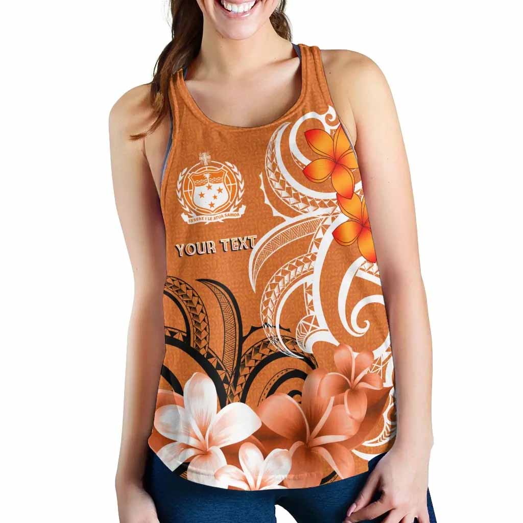 [Custom] Samoa Personalised Women Racerback Tank - Samoan Spirit