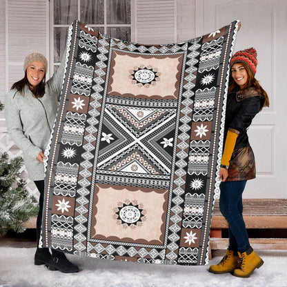 Fiji Premium Blanket Tapa Massi Design