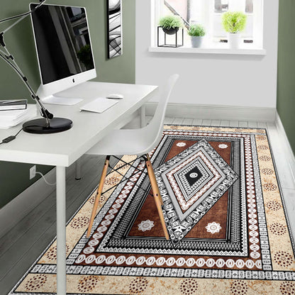 Fiji Area Rug Tapa Design