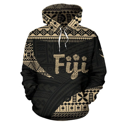 Fiji Tapa Hoodie - Fiji Coat Of Arms Endless