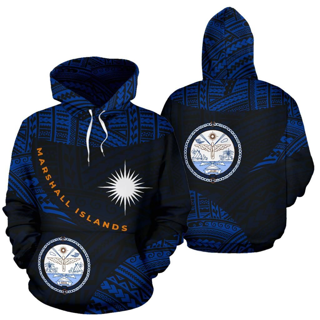 Marshall Islands Hoodie - Marshall Islands Flag Seal Endless 02