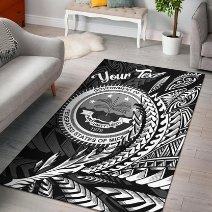 Federated States of Micronesia Area Rug - Custom Personalised Wings Style
