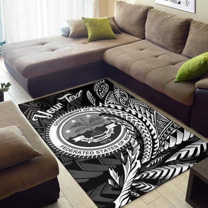 Federated States of Micronesia Area Rug - Custom Personalised Wings Style