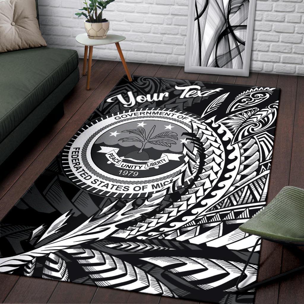 Federated States of Micronesia Area Rug - Custom Personalised Wings Style