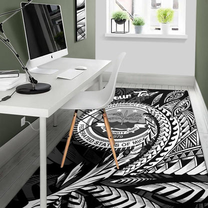 Federated States of Micronesia Area Rug - Custom Personalised Wings Style
