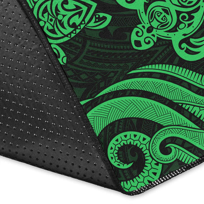 Federated States of Micronesia Area Rug - Green Tentacle Turtle