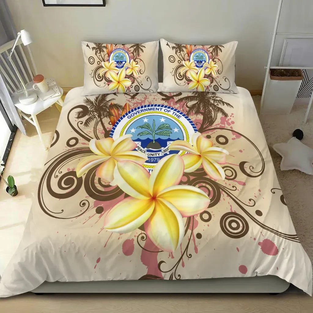 Federated States Of Micronesia Bedding Set - Summer Tropical