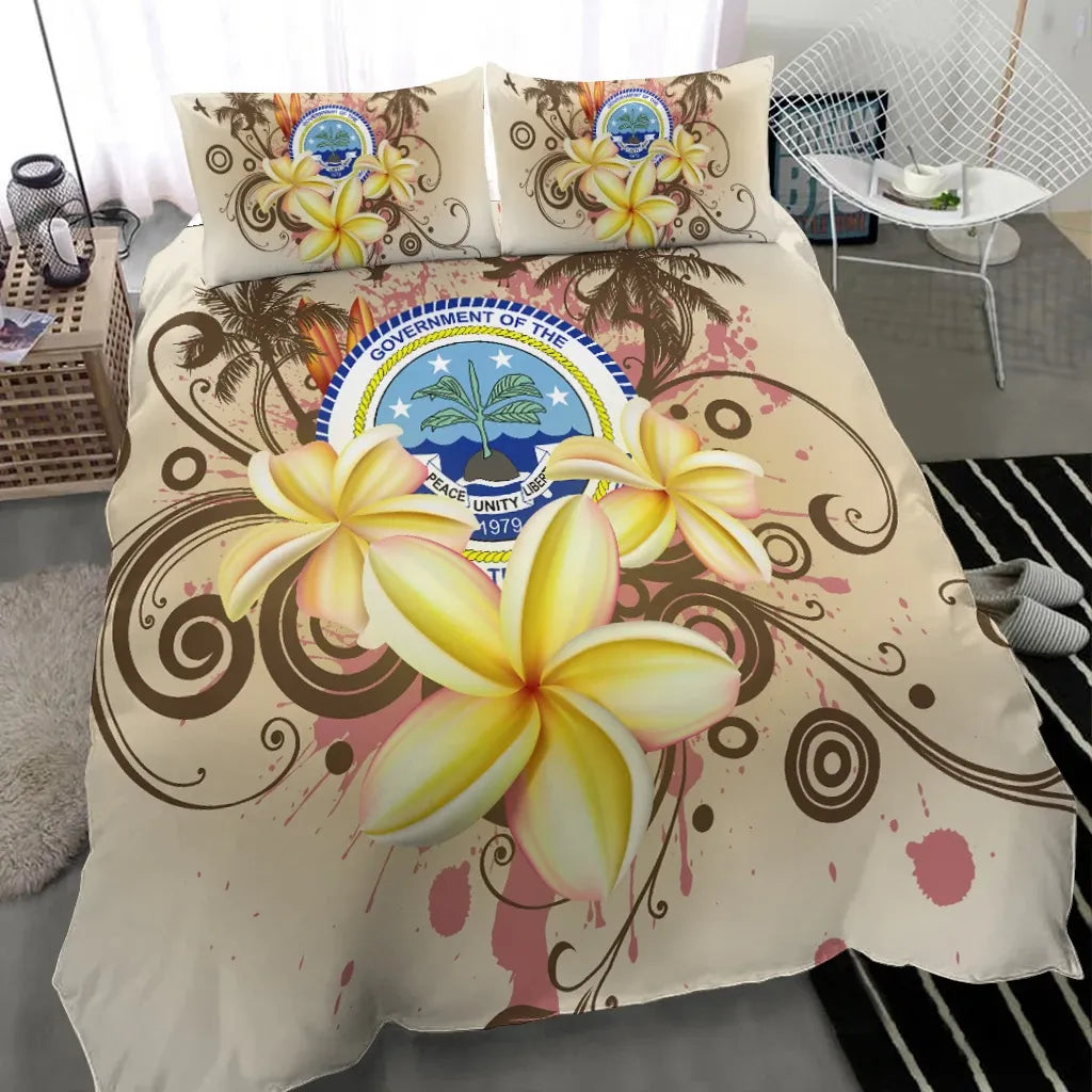 Federated States Of Micronesia Bedding Set - Summer Tropical