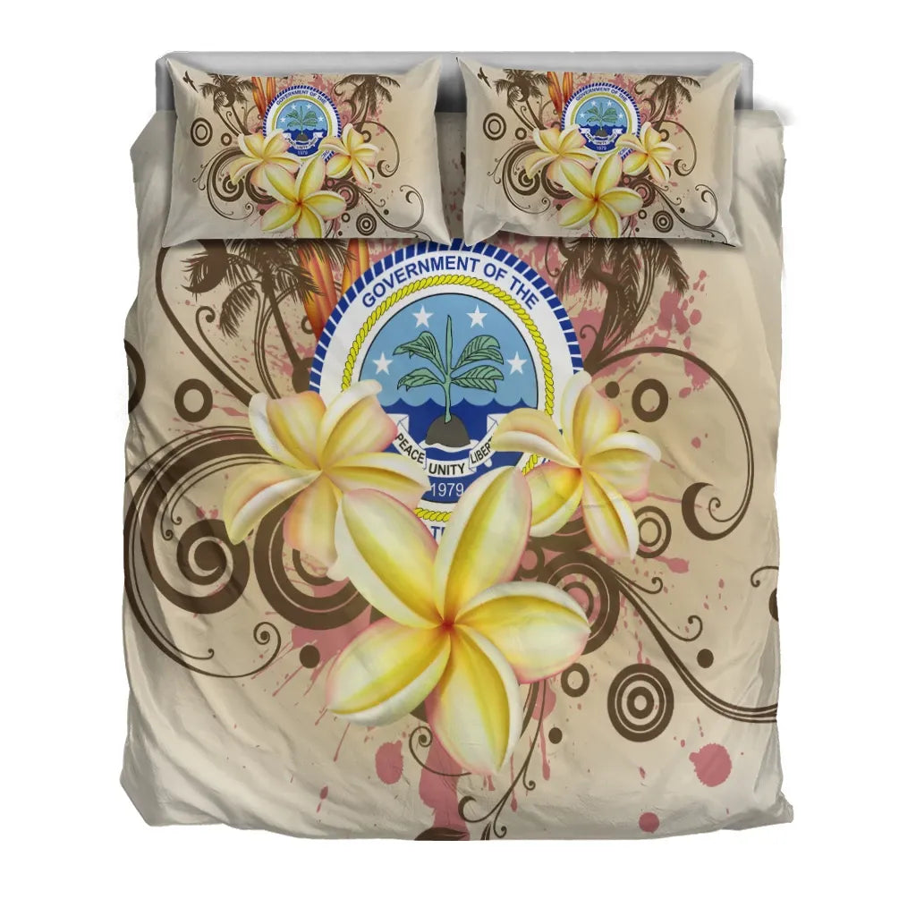 Federated States Of Micronesia Bedding Set - Summer Tropical