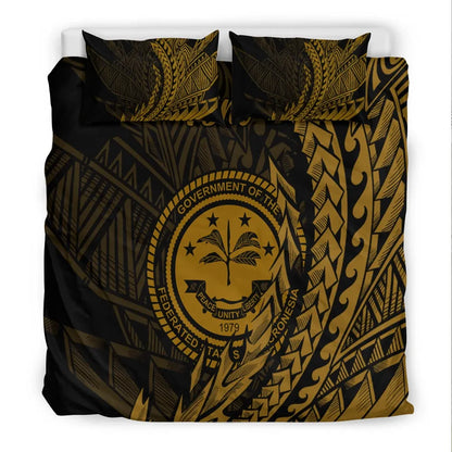 Federated States Of Micronesia Bedding Set - Wings Style