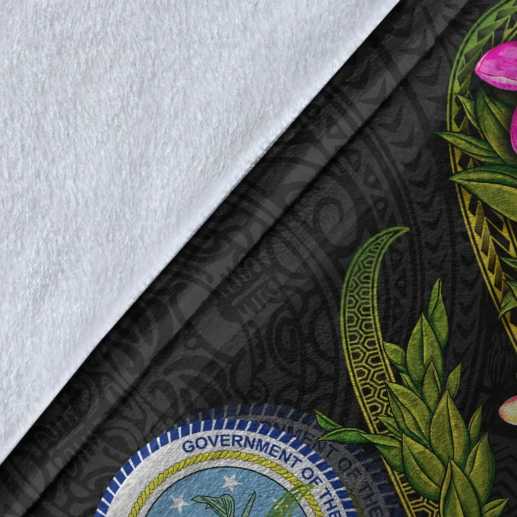 Federated States Of Micronesia Blanket - Plumeria Tribal