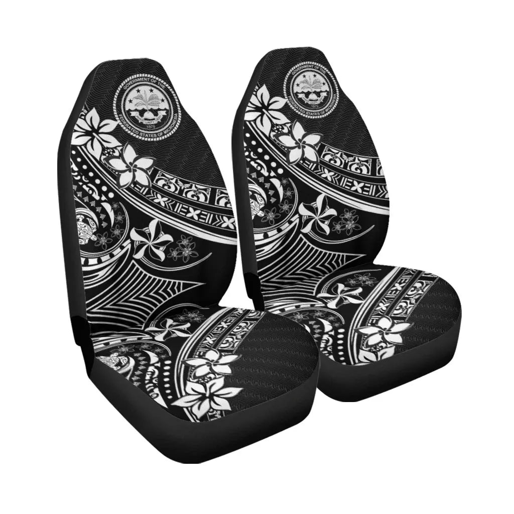 Federated States of Micronesia Car Seat Cover - The Flow OF Ocean