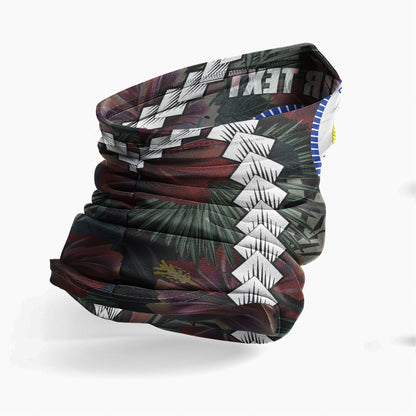 Federated States of Micronesia Custom Personalised Neck Gaiter - Polynesian Chain