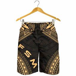 Federated States of Micronesia Men Shorts - Polynesian Chief Gold Version