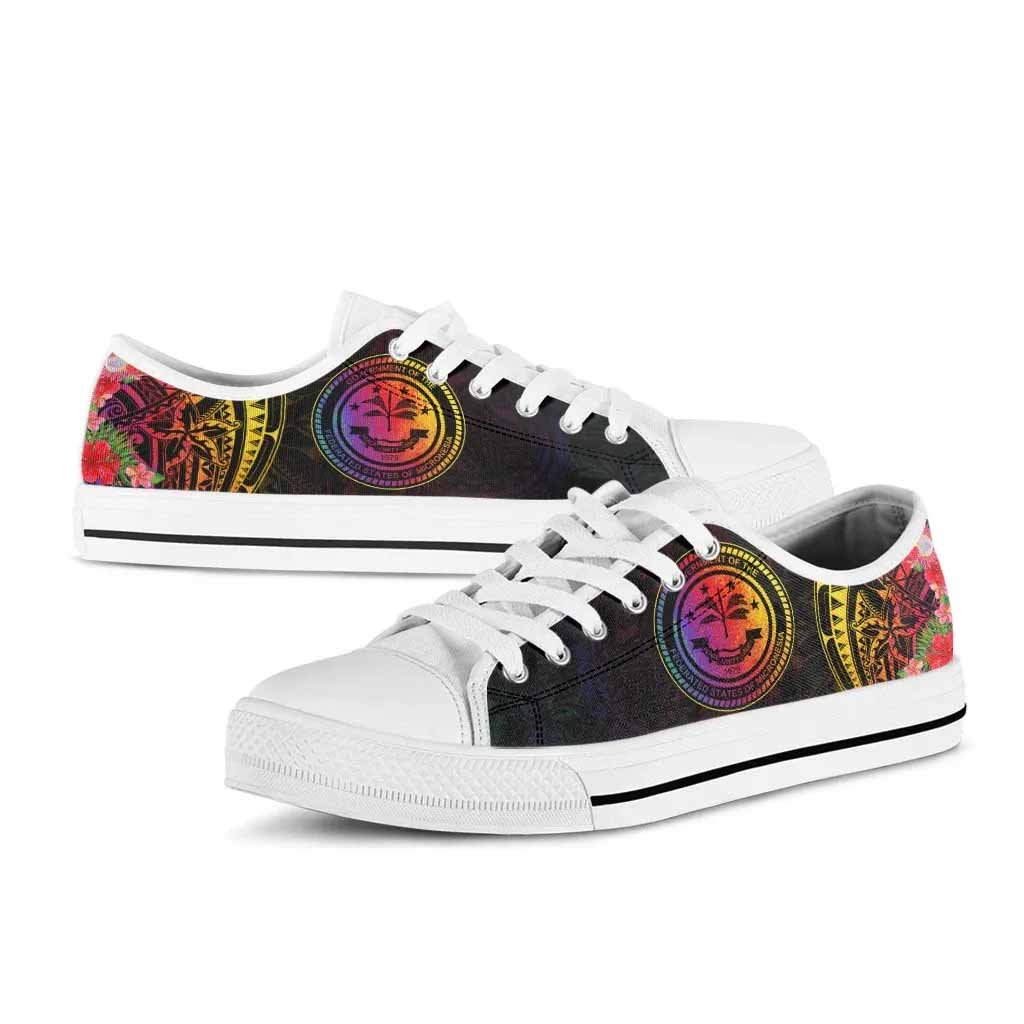 Federated States of Micronesia Low Top Shoes - Tropical Hippie Style