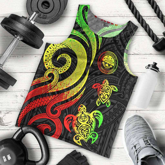 Federated States of Micronesia Men Tank Top - Reggae Tentacle Turtle