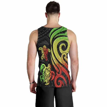 Federated States of Micronesia Men Tank Top - Reggae Tentacle Turtle