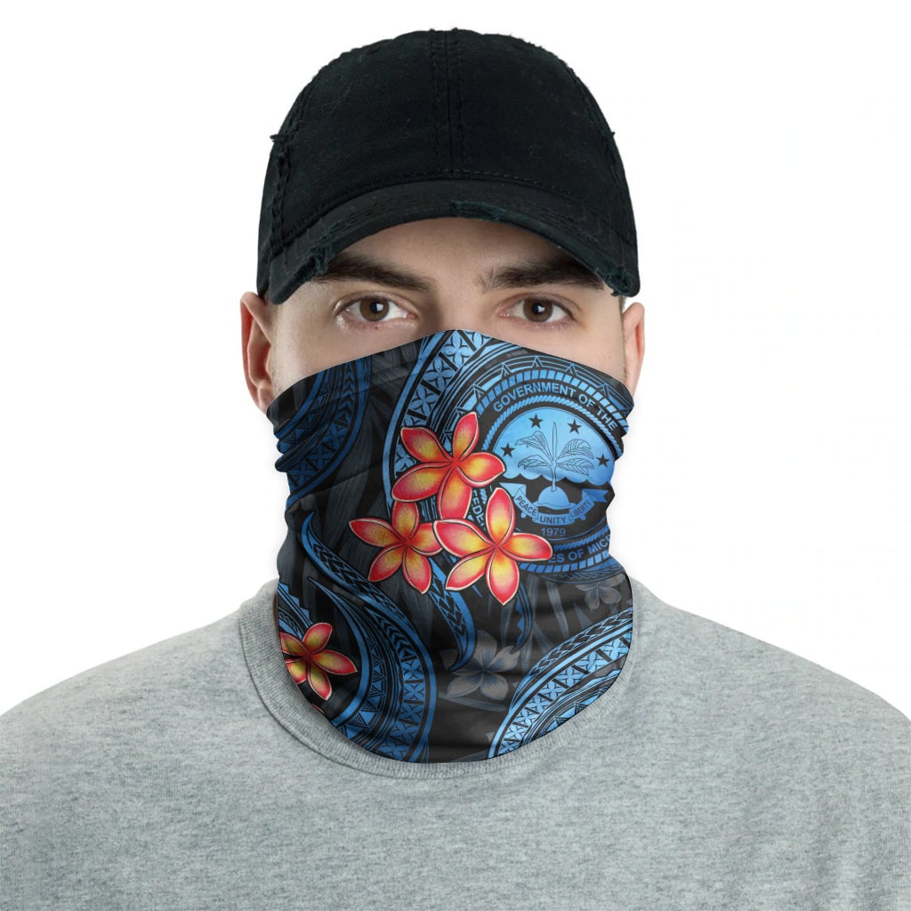 Federated States of Micronesia Neck Gaiter - Plumeria Blue