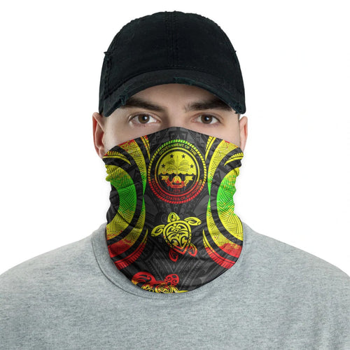 Federated States of Micronesia Neck Gaiter - Turtle Tentacle Reggae