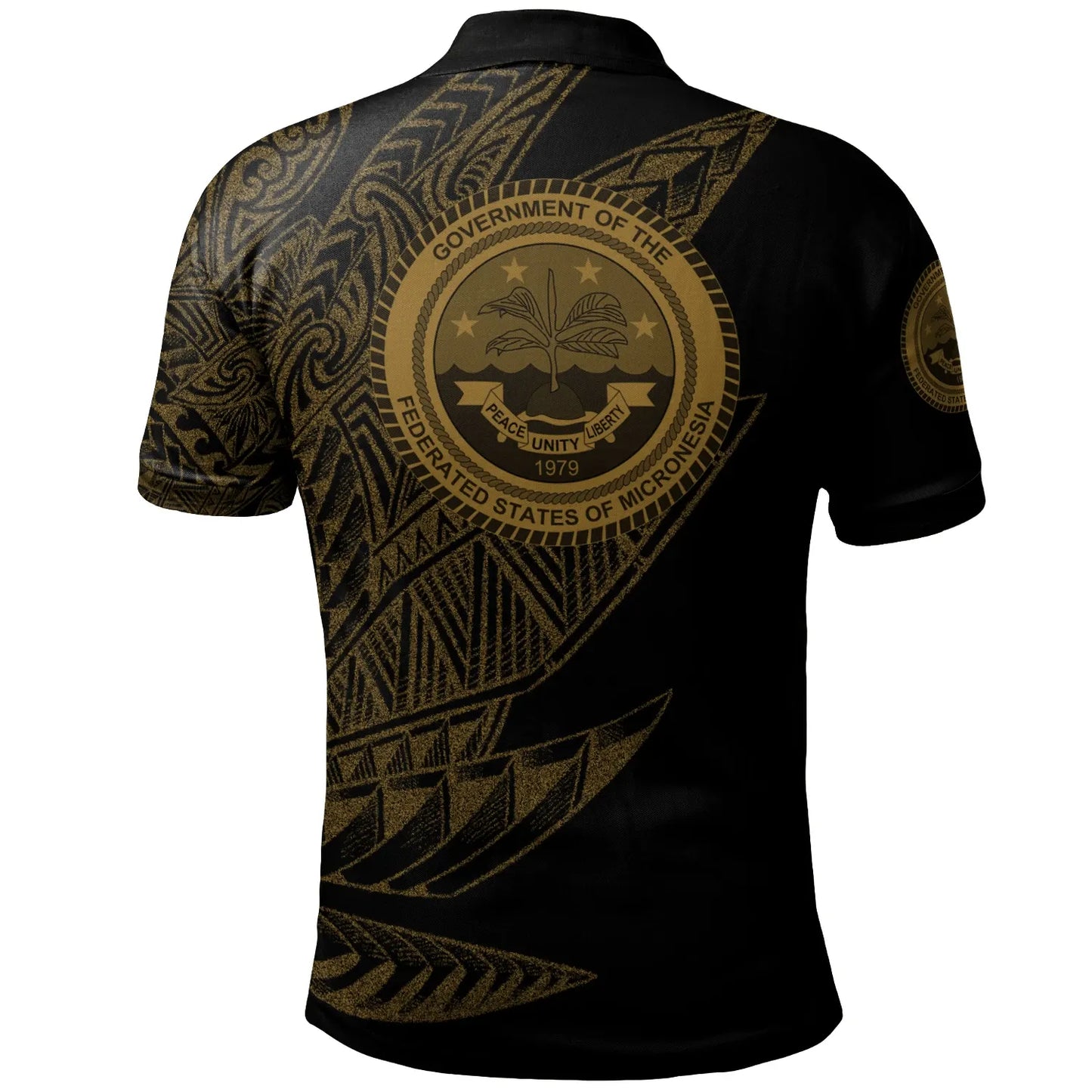 Federated States of Micronesia Polo Shirt - Legends Are Born In Gold Color