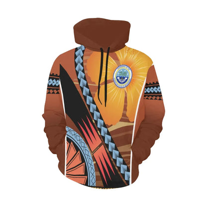 Federated States of Micronesia Polynesian All Over Hoodie - Sport Style