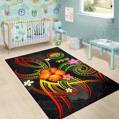 Federated States of Micronesia Polynesian Area Rug - Legend of FSM (Reggae)