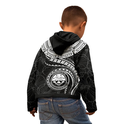 Federated States of Micronesia Polynesian Hoodie - FSM Waves (White)