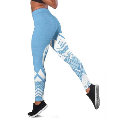 Federated States of Micronesia Polynesian Legging - Polynesian Tattoo Flag Version