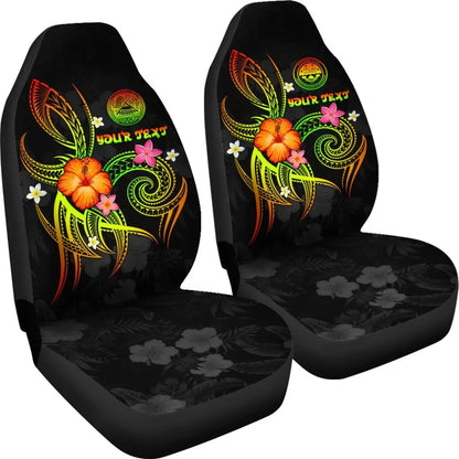 Federated States of Micronesia Polynesian Personalised Car Seat Covers - Legend of FSM (Reggae)