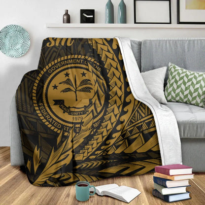 Federated States of Micronesia Premium Blanket - Wings style