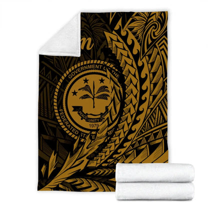 Federated States of Micronesia Premium Blanket - Wings style