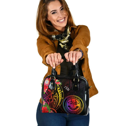 Federated States Of Micronesia Shoulder Handbag - Tropical Hippie Style