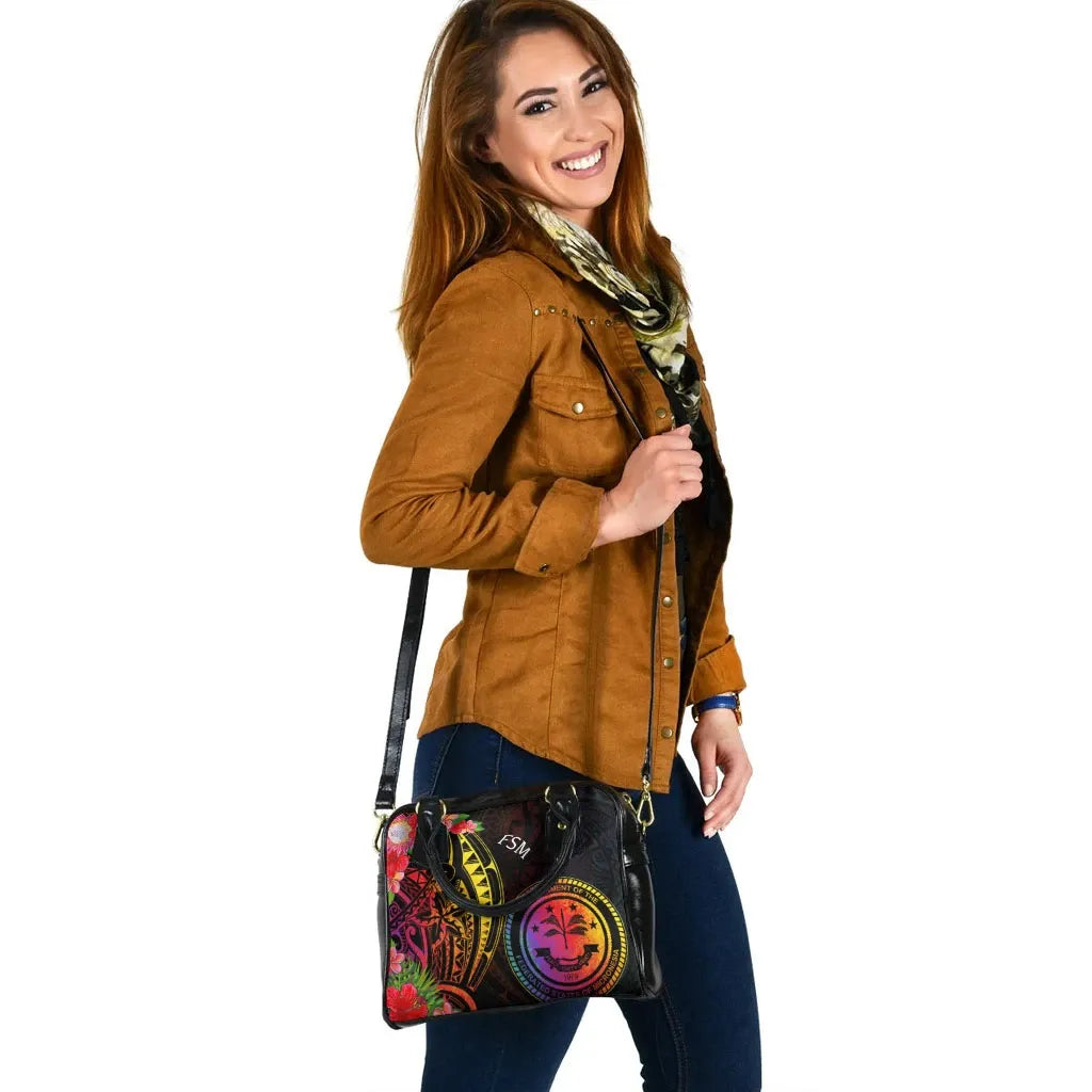 Federated States Of Micronesia Shoulder Handbag - Tropical Hippie Style