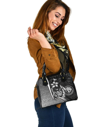 Federated States Of Micronesia Shoulder Handbag White - Turtle With Hook