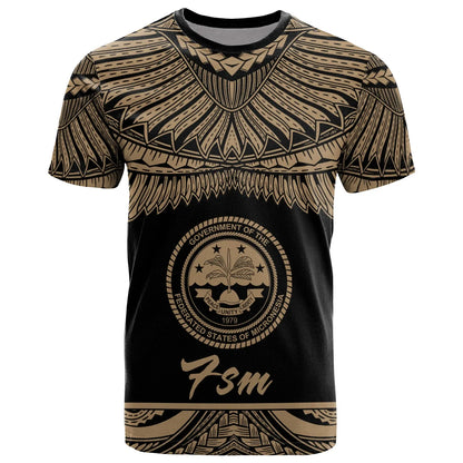 Federated States of Micronesia T-Shirt - Micronesia Pride Gold Version
