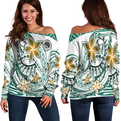Federated States of Micronesia Women Off Shoulder Sweaters - Spring Style
