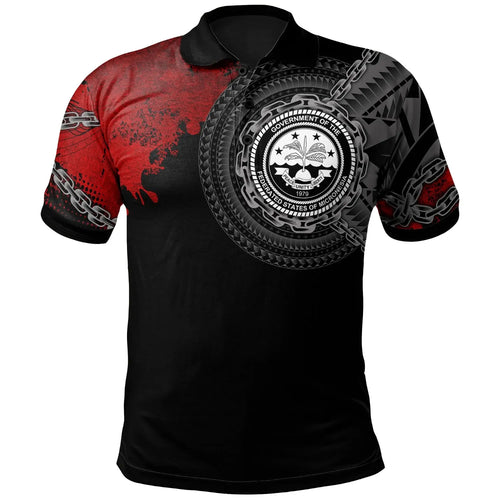 Federated States of Micronesia Polynesian Polo Shirt - Polynesian Chain Style