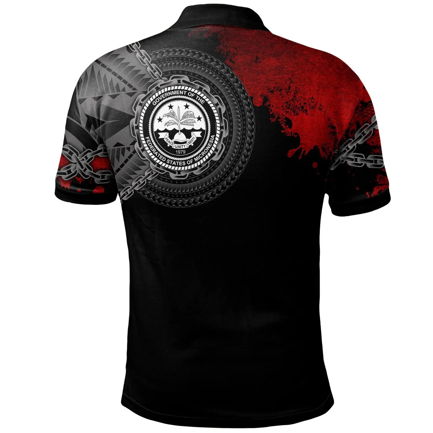 Federated States of Micronesia Polynesian Polo Shirt - Polynesian Chain Style