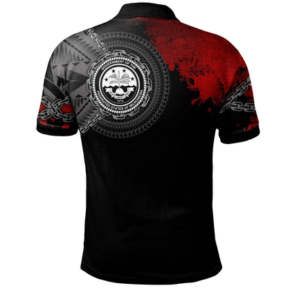 Federated States of Micronesia Polynesian Polo Shirt - Polynesian Chain Style