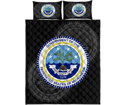 Federated States of Micronesia Polynesian Quilt Bed Set