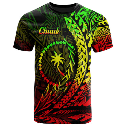 Chuuk State T-Shirt - Reggae Custom Personalised Wings Style