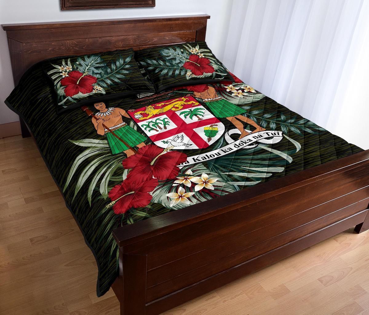 Fiji Polynesian Quilt Bed Set - Special Hibiscus