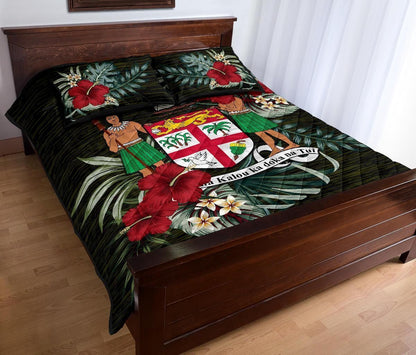 Fiji Polynesian Quilt Bed Set - Special Hibiscus