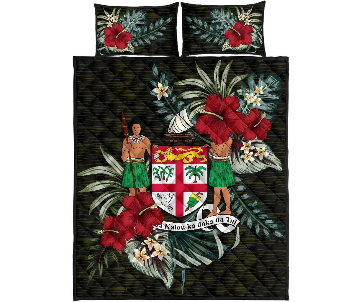 Fiji Polynesian Quilt Bed Set - Special Hibiscus
