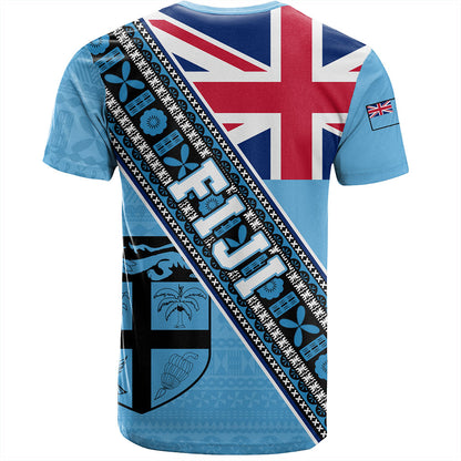 Fiji T-Shirt Flag And Coat Of Arms