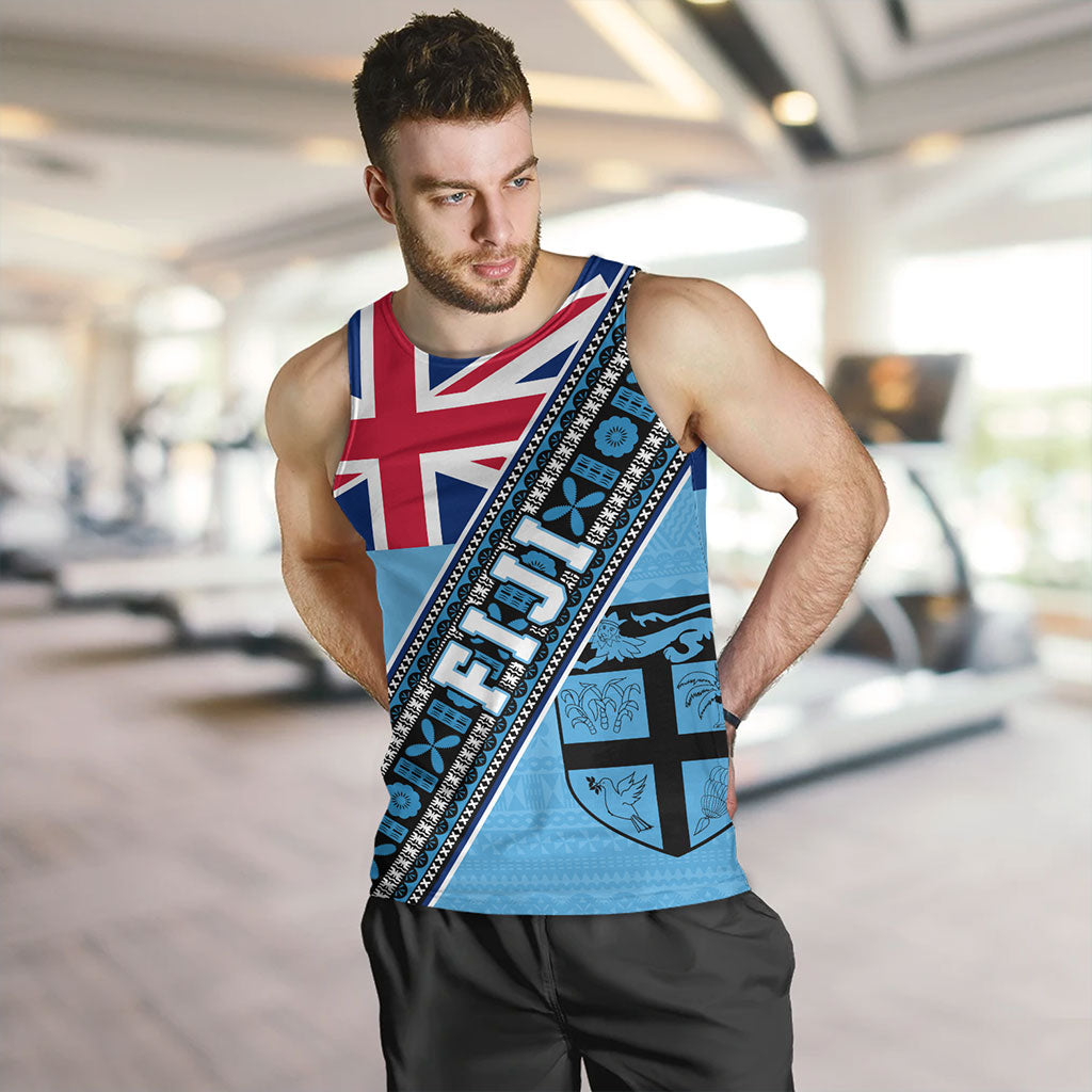 Fiji Tank Top Flag And Coat Of Arms