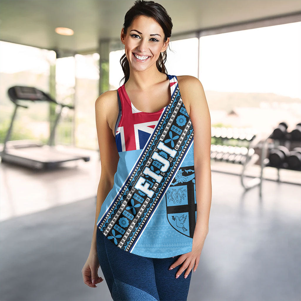 Fiji Women Tank Flag And Coat Of Arms